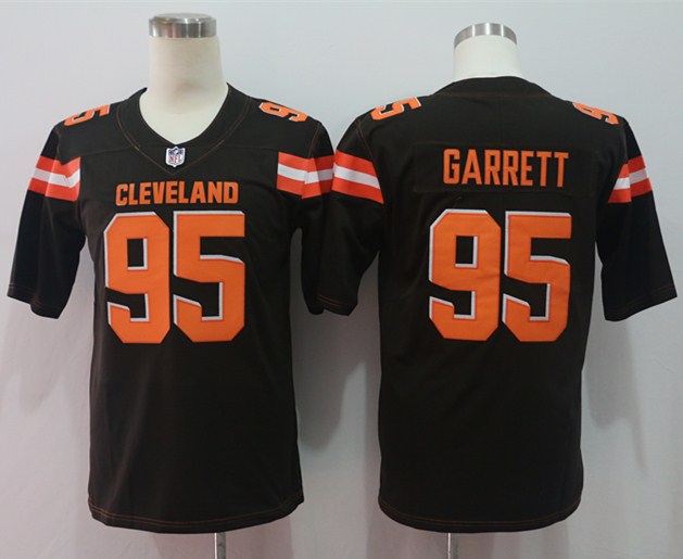 Nike Browns 95 Myles Garrett Brown Vapor Untouchable Player Limited Jersey