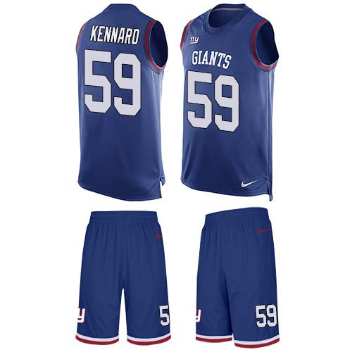 Nike Giants #59 Devon Kennard Royal Blue Team Color Men's Stitched NFL Limited Tank Top Suit Jersey Nike Giants #59 Devon Kennard Royal Blue Team Color Men's Stitched NFL Limited Tank Top Suit Jersey