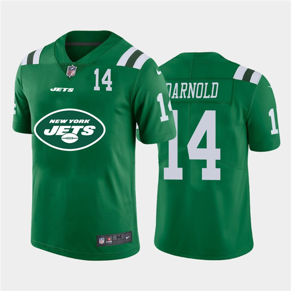 Nike Jets 14 Sam Darnold Green Team Big Logo Number Vapor Untouchable Limited Jersey Nike Jets 14 Sam Darnold Green Team Big Logo Number Vapor Untouchable Limited Jersey