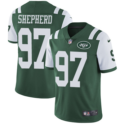Nike Jets #97 Nathan Shepherd Green Team Color Men's Stitched NFL Vapor Untouchable Limited Jersey Nike Jets #97 Nathan Shepherd Green Team Color Men's Stitched NFL Vapor Untouchable Limited Jersey