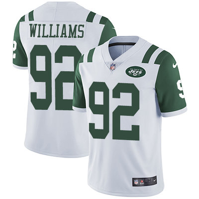 Nike Jets #92 Leonard Williams White Men's Stitched NFL Vapor Untouchable Limited Jersey Nike Jets #92 Leonard Williams White Men's Stitched NFL Vapor Untouchable Limited Jersey