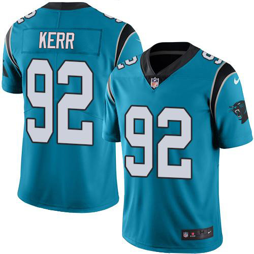 Nike Panthers #92 Zach Kerr Blue Alternate Men's Stitched NFL Vapor Untouchable Limited Jersey Nike Panthers #92 Zach Kerr Blue Alternate Men's Stitched NFL Vapor Untouchable Limited Jersey