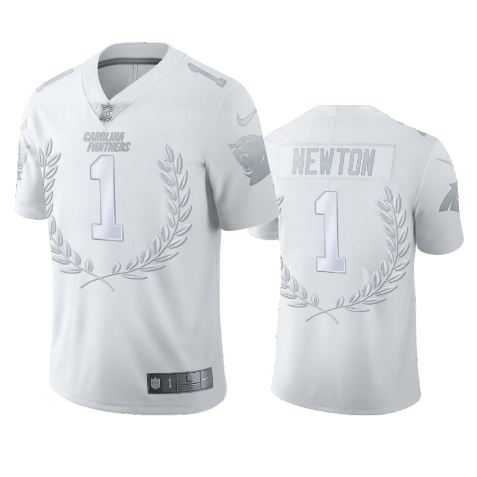 Carolina Panthers #1 Cam Newton Men''s Nike Platinum NFL MVP Limited Edition Jersey Carolina Panthers #1 Cam Newton Men''s Nike Platinum NFL MVP Limited Edition Jersey
