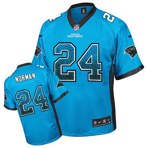 Nike Panthers #24 Josh Norman Blue Alternate Men's Stitched NFL Elite Drift Fashion Jersey Nike Panthers #24 Josh Norman Blue Alternate Men's Stitched NFL Elite Drift Fashion Jersey