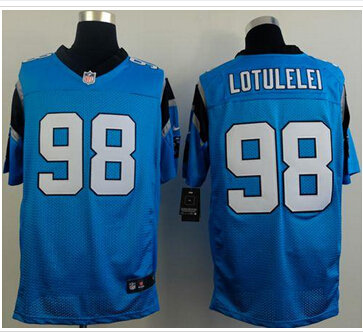 New Carolina Panthers #98 Star Lotulelei Blue Alternate NFL Elite Jersey