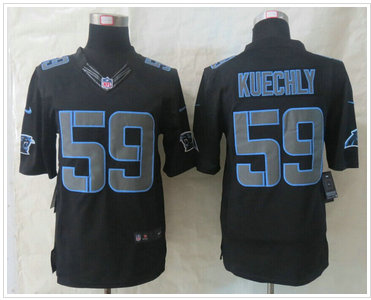 Carolina Panthers #59 Luke Kuechly Impact Limited Black Jerseys