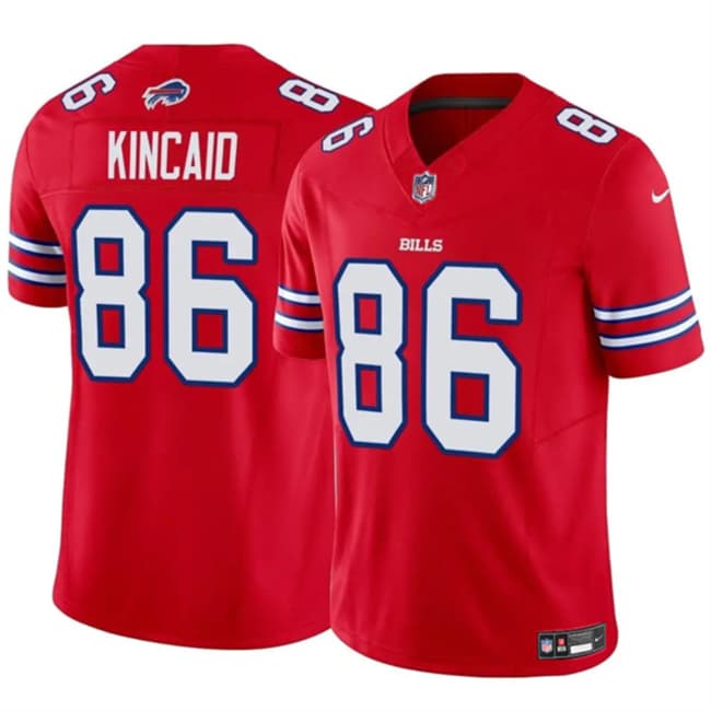 Men's Buffalo Bills #86 Dalton Kincaid Red 2026 F.U.S.E. Vapor Untouchable Limited Stitched Football Jersey