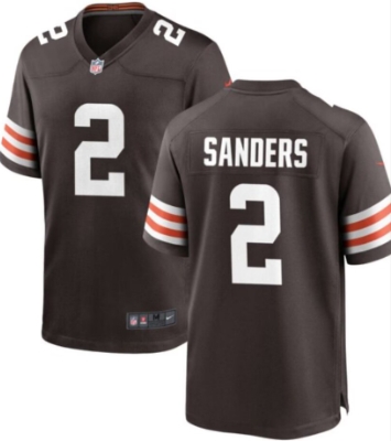 Men's Cleveland Browns #2 Shedeur Sanders Brown Vapor Limited Stitched Football Jersey