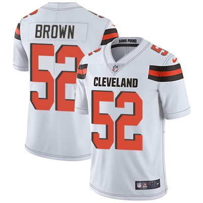 Nike Browns #52 Preston Brown White Men's Stitched NFL Vapor Untouchable Limited Jersey Nike Browns #52 Preston Brown White Men's Stitched NFL Vapor Untouchable Limited Jersey