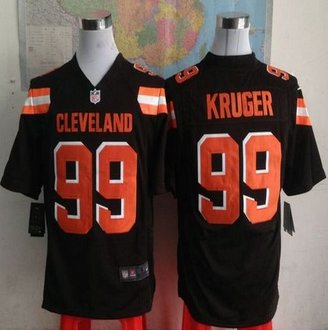 New Cleveland Browns #99 Paul Kruger Brown Team Color Men's Stitched NFL Game Jersey