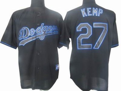 Los Angeles Dodgers 27 Matt Kemp black Jersey Los Angeles Dodgers 27 Matt Kemp black Jersey
