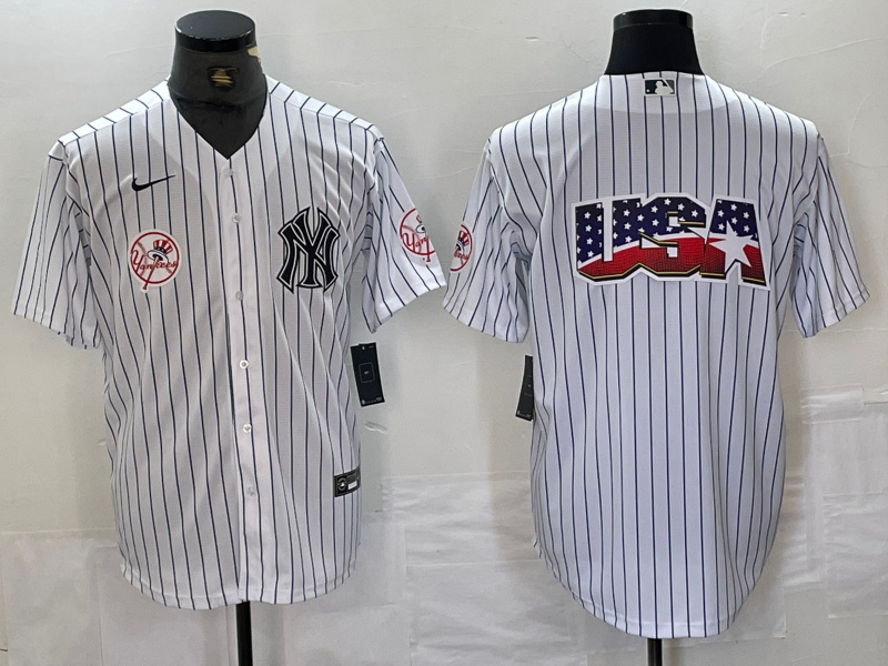 Men's New York Yankees White Team Big Logo Cool Base Stitched Baseball Jersey 17 Men's New York Yankees White Team Big Logo Cool Base Stitched Baseball Jersey 17