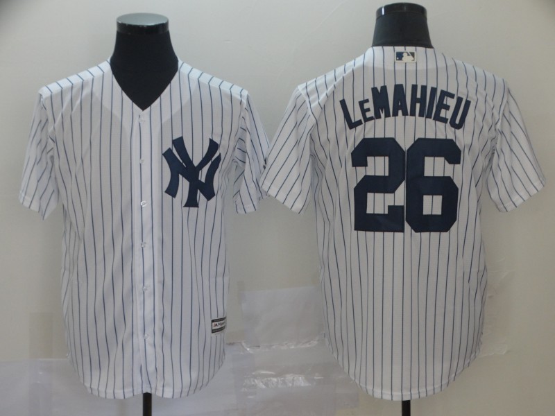 Yankees 26 DJ LeMahieu White Cool Base Jersey Yankees 26 DJ LeMahieu White Cool Base Jersey