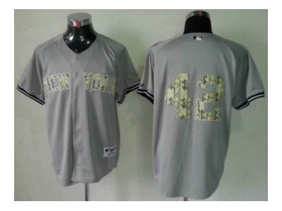 mlb jerseys new york yankees #42 rivera grey(number camo) mlb jerseys new york yankees #42 rivera grey(number camo)