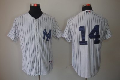 New York Yankees 14# Curtis Granderson White MLB Jerseys Pinstripe New York Yankees 14# Curtis Granderson White MLB Jerseys Pinstripe