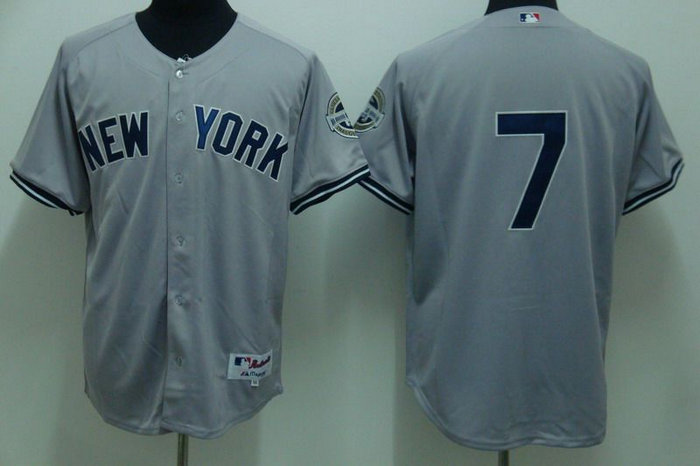 MLB Jersey New York Yankees #7 Mantle grey Jersey MLB Jersey New York Yankees #7 Mantle grey Jersey