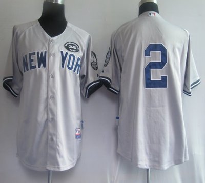 MLB Jerseys New York Yankees 2 Derek Jeter Grey MLB Jerseys New York Yankees 2 Derek Jeter Grey