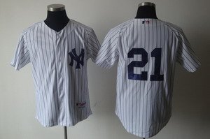 New York Yankees 21 Paul O'Neill White Jerseys New York Yankees 21 Paul O'Neill White Jerseys