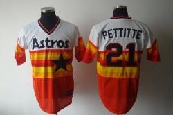New York Yankees #21 Pettitte white Jerseys