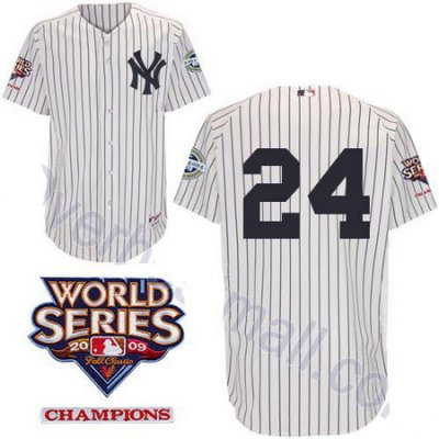 New York Yankees 24 Robinson Can White jerseys