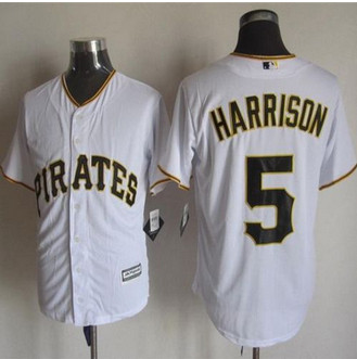 Pittsburgh Pirates #5 Josh Harrison White New Cool Base Stitched Baseball Jersey Pittsburgh Pirates #5 Josh Harrison White New Cool Base Stitched Baseball Jersey