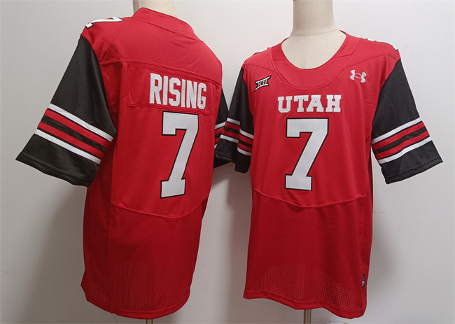 Custom Men's Utah Utes Red Limited Stitched Football Jersey