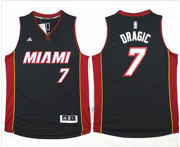 Miami Heat #7 Goran Dragic Black Stitched NBA Jersey