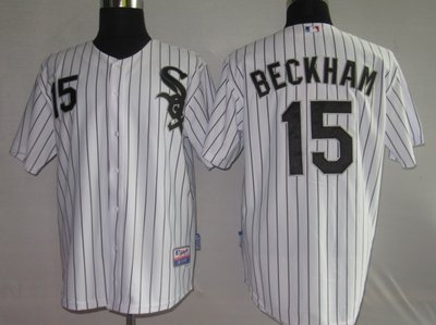 MLB Jerseys Chicago White Sox 15# Beckham white