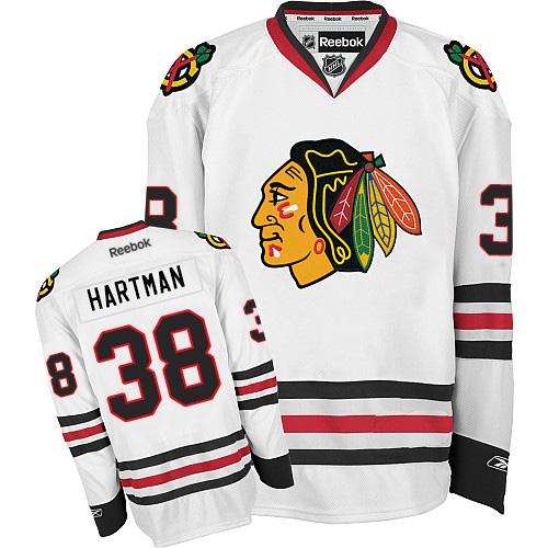 Blackhawks #38 Ryan Hartman White Stitched NHL Jersey Blackhawks #38 Ryan Hartman White Stitched NHL Jersey