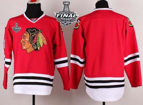 Chicago Blackhawks Blank Red With Stanley Cup Finals NHL Jersey Chicago Blackhawks Blank Red With Stanley Cup Finals NHL Jersey