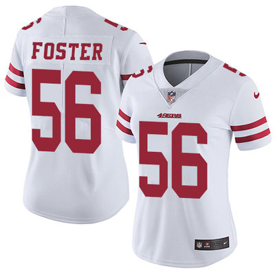 Nike 49ers #56 Reuben Foster White Women's Stitched NFL Vapor Untouchable Limited Jersey Nike 49ers #56 Reuben Foster White Women's Stitched NFL Vapor Untouchable Limited Jersey