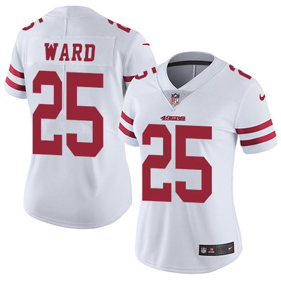 Nike 49ers #25 Jimmie Ward White Women's Stitched NFL Vapor Untouchable Limited Jersey Nike 49ers #25 Jimmie Ward White Women's Stitched NFL Vapor Untouchable Limited Jersey