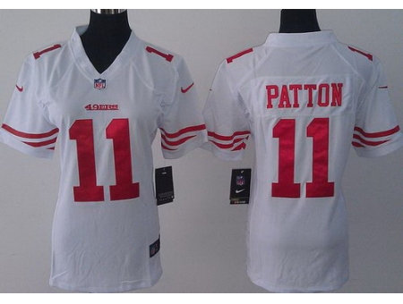 Women NEW San Francisco 49ers 11 Quinton Patton White NFL Jerseys Women NEW San Francisco 49ers 11 Quinton Patton White NFL Jerseys