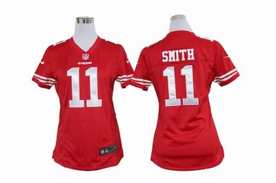 nike women nfl jerseys san francisco 49ers #11 smith red nike women nfl jerseys san francisco 49ers #11 smith red