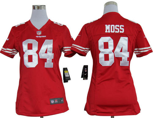 nike women nfl jerseys san francisco 49ers #84 moss red nike women nfl jerseys san francisco 49ers #84 moss red