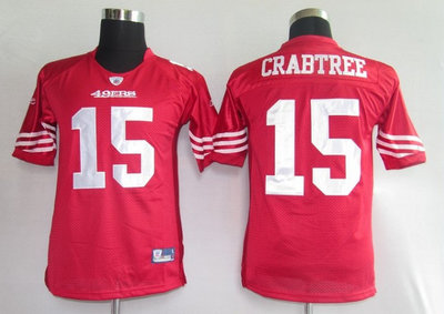 San Francisco 49ers 15 Crabtree Red【KIDS San Francisco 49ers 15 Crabtree Red【KIDS