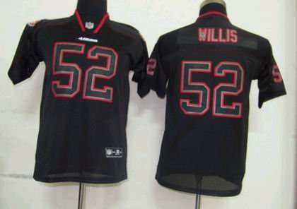 youth San Francisco 49ers 52 Patrick Willis Lights Out Black Jersey youth San Francisco 49ers 52 Patrick Willis Lights Out Black Jersey