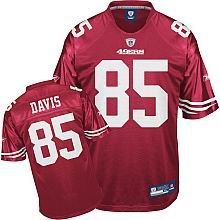 YOUTH San Francisco 49ers 85 Vernon Davis red JERSEYS