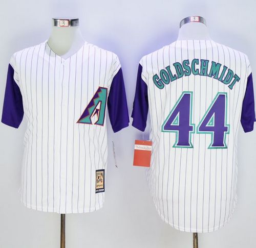 Diamondbacks #44 Paul Goldschmidt White Hall Of Fame Cool Base