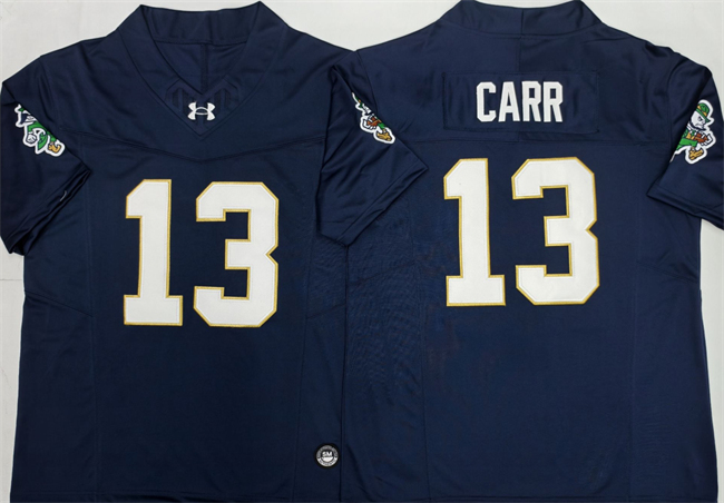 Men's Notre Dame Fighting Irish #13 Riley Leonard Navy 2026 F.U.S.E. Limited Stitched Jersey Men's Notre Dame Fighting Irish #13 Riley Leonard Navy 2026 F.U.S.E. Limited Stitched Jersey