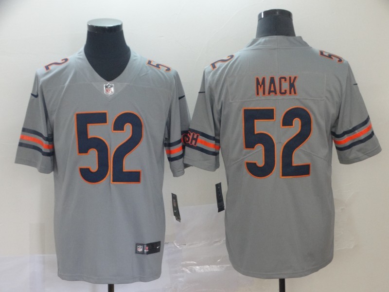 Nike Bears 52 Khalil Mack Silver Inverted Legend Limited Jersey Nike Bears 52 Khalil Mack Silver Inverted Legend Limited Jersey
