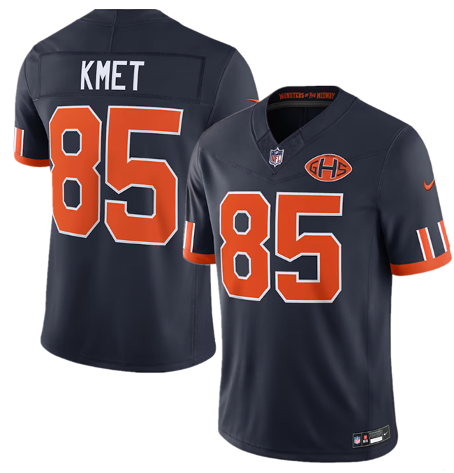 Men's Chicago Bears #85 Cole Kmet Navy 2026 F.U.S.E. Rivalries Collection Limited Stitched Football Jersey Men's Chicago Bears #85 Cole Kmet Navy 2026 F.U.S.E. Rivalries Collection Limited Stitched Football Jersey
