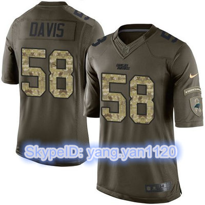 Nike Panthers #58 Thomas Davis Green Youth Stitched NFL Limited Salute to Service Jersey Nike Panthers #58 Thomas Davis Green Youth Stitched NFL Limited Salute to Service Jersey