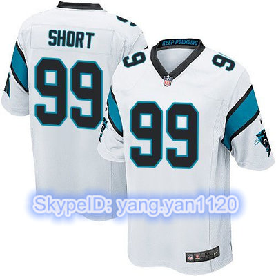 Nike Panthers #99 Kawann Short White Youth Stitched NFL Elite Jersey